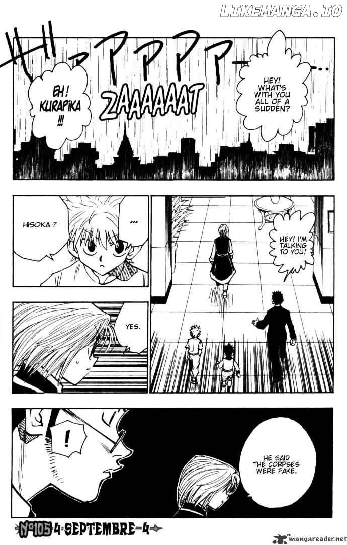 Hunter x Hunter, Chapter 105 image 01